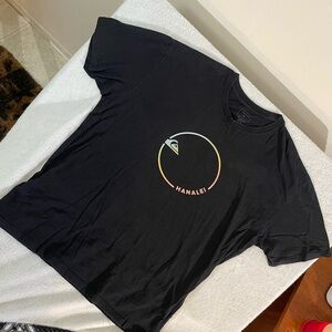 Quiksilver Black Hanalei Graphic Tee